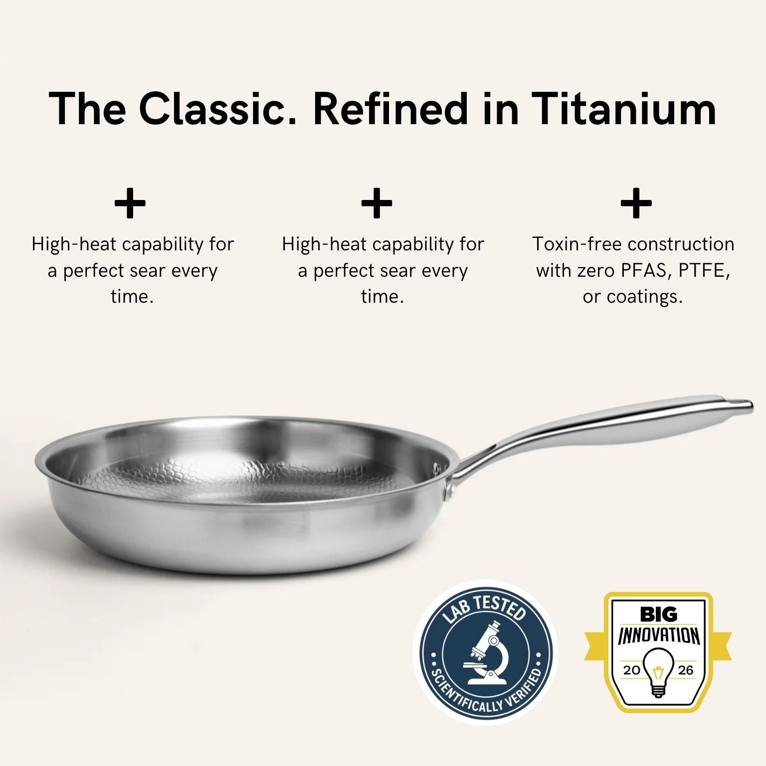 Titanium Deep Casserole Pot